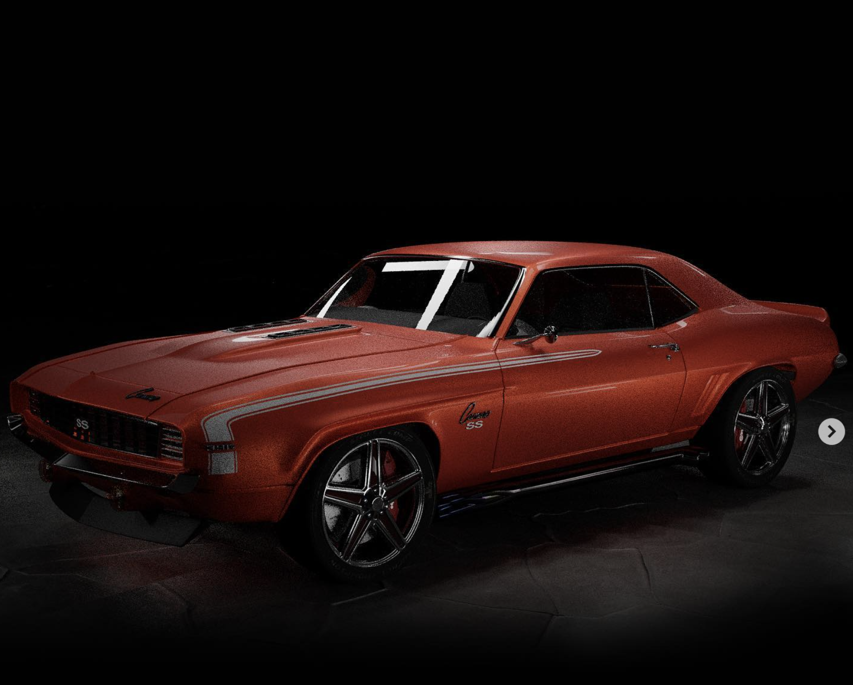 1969 Camaro SS Blender render