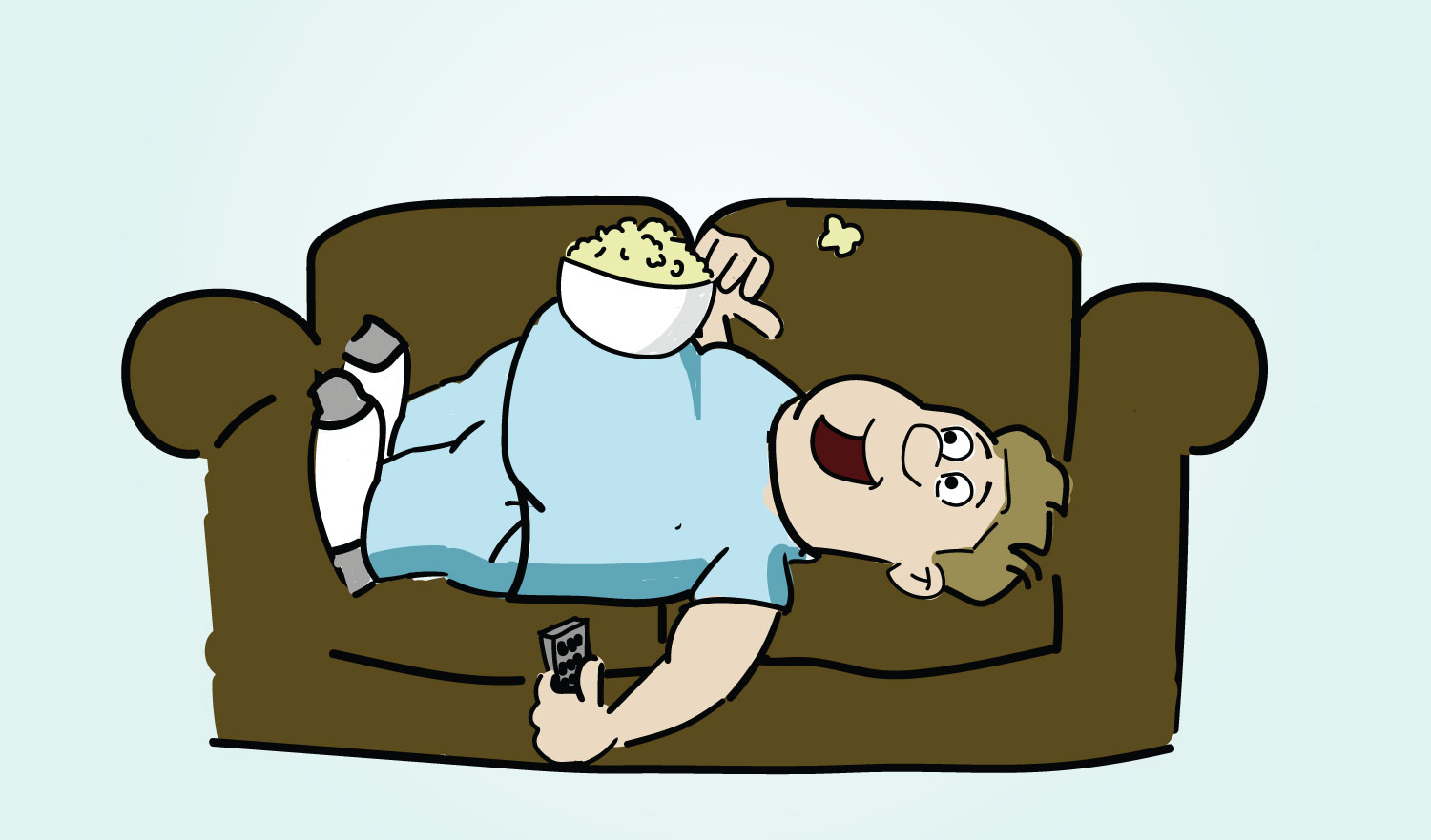 Entrada Guy on the couch