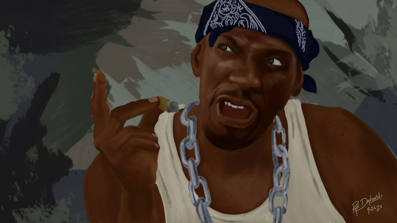 Tyree & Charlie Murphy digital portrait