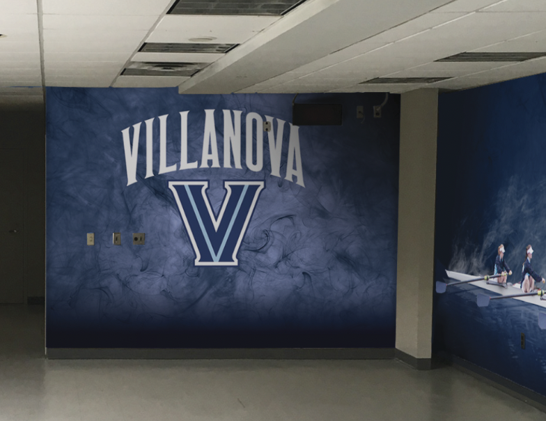 Athletics facility mural