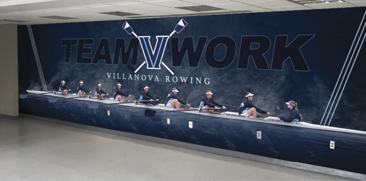 Rowing wall mural